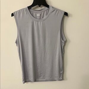 Men's Gray Sleeveless Tank Top
